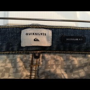 Quiksilver denim.